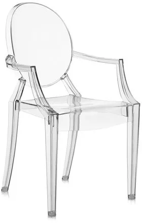 Kartell Lou Lou Ghost valgomojo kėdė - Vaikams - Crystal