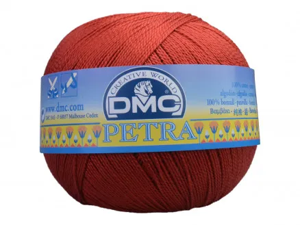 DMC Petra nr. 5 Nėrimo siūlai Unicolor 5355 Rūdžių ruda