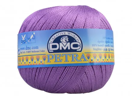 DMC Petra nr. 5 Nėrimo siūlai Unicolor 53837 Violetinė