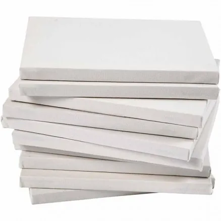 Drobė, balta, gylis 1,6 cm, A2, dydis 42x60 cm, 280 g, 20 vnt./1