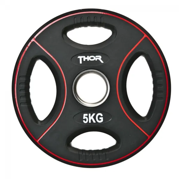Thor Fitness Svorio plokštė su rankenomis 5 kg (1 vnt.)