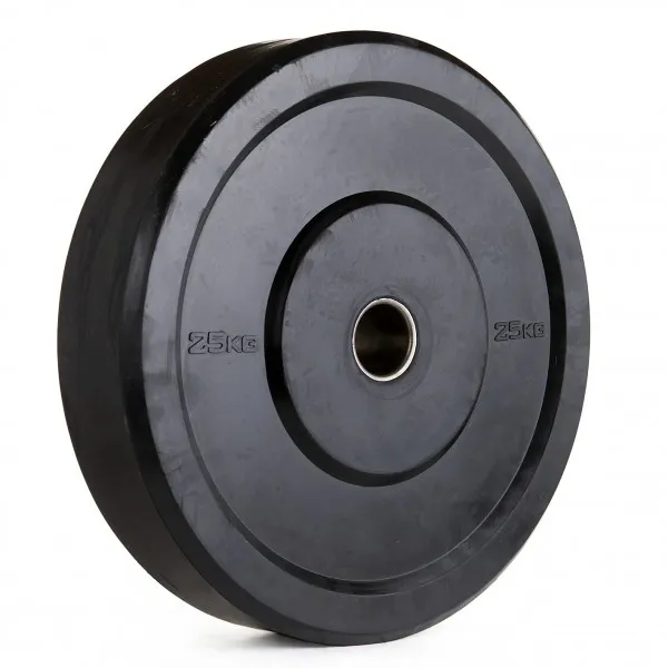 Nordic Fighter Juoda Bumper Svorio plokštė 5kg / 50mm (1 vnt)