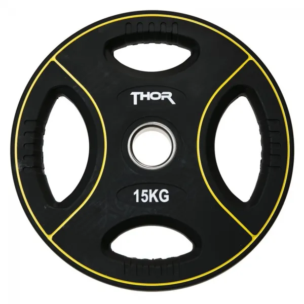Thor Fitness Svorio plokštė su rankenomis 15 kg (1 vnt.)